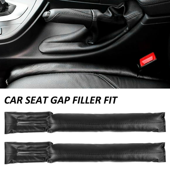 4350407433 Black,2 Pack PU Leather Console Gap Filler for Cellphone AutoEC Car Seat Gap Filler Wallet Car Seat Caddy Catcher and Car Seat Console Organizer Eyeglasses and Keys 